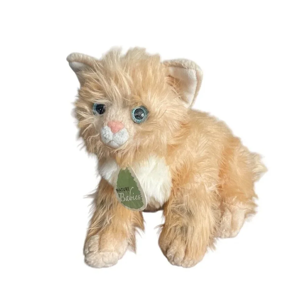 Aurora Nature Babies Plush REALISTIC Kitten Kitty Cat Stuffed Animal 13